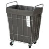 WIRE ARTS ＆ PRO.laundry SQUARE BASKET WITH CASTER 45L